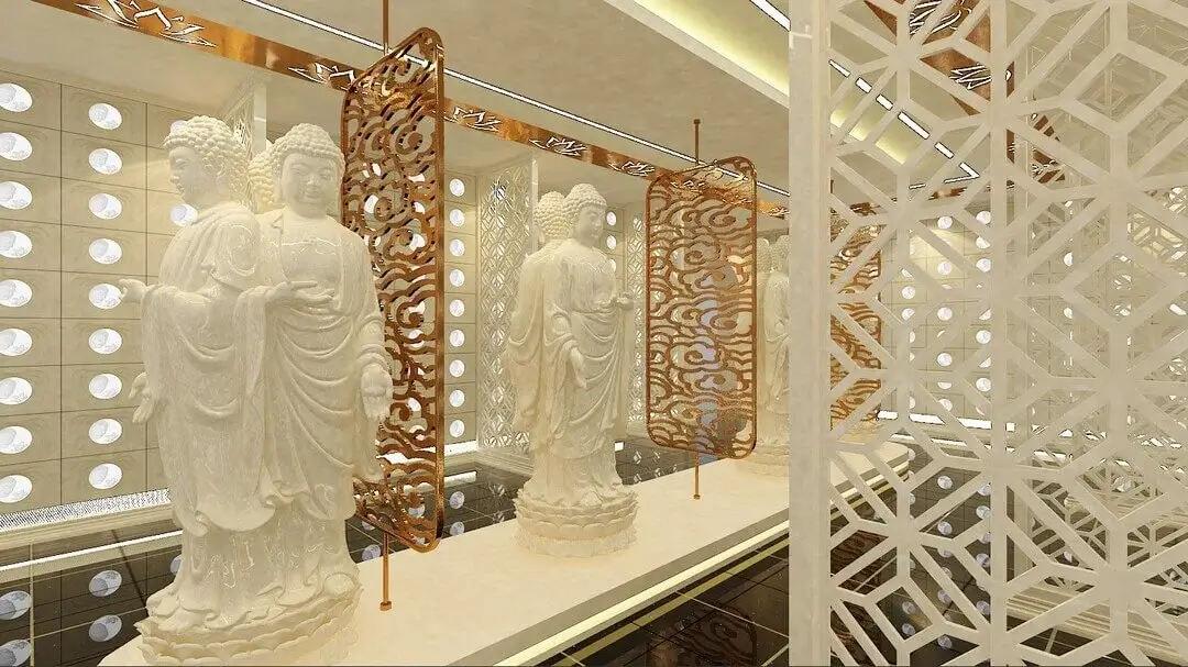 广泉山庄骨灰位产品禅心阁视角2